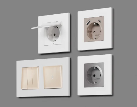 Рамка Ambrella Volt ALFA Qubi (Белый матовый) 4-ая AF250124