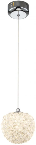 Подвесной светильник 12037/C/1P Chrome Indigo Sonna V000081L (LED, 220V, на проводе, шар)