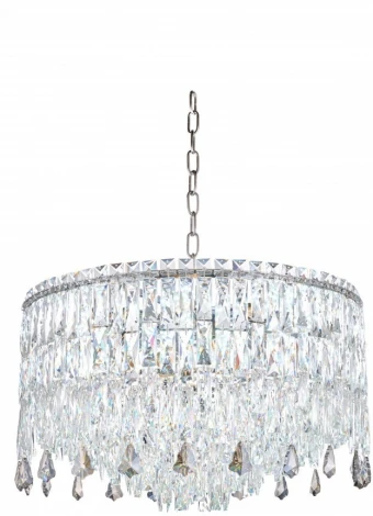 Подвесная люстра Fluorite The Empress FL1062-14P (220V, хрусталь, на цепи, круглые)