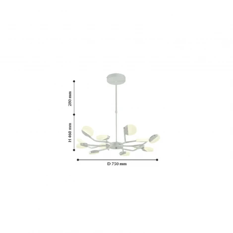 Потолочная люстра Favourite Mense 2264-12P