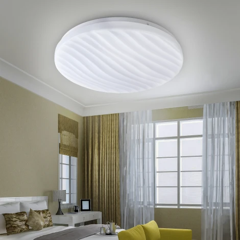 Потолочный светильник круглый светодиодный ЭРА SPB-6 Slim 4 36-6K (220V, круглые)