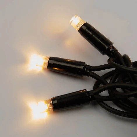 Бахрома светодиодная с эффектом мерцания, 3м. соединяемая, 200 светодиодов, теплый белый и белый свет Uniel ULD-B3007-200/TBK WARMWHITE-WHITE IP67