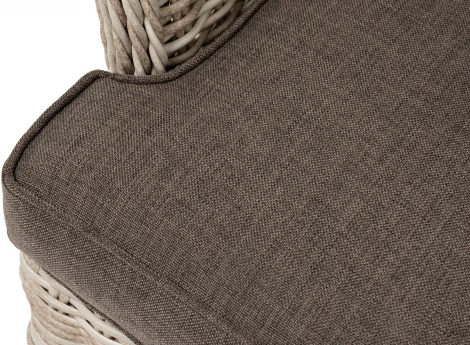 "Алиса" кресло плетеное, цвет бежевый с подушками 4SIS арт.УТ-00006455