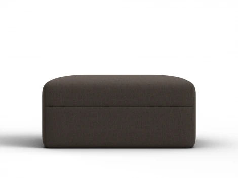 Модуль пуф Лига-060 НПБ (ЛДСП,Брус,Фанера,Рогожка/Коричневый) Лига Диванов 129734