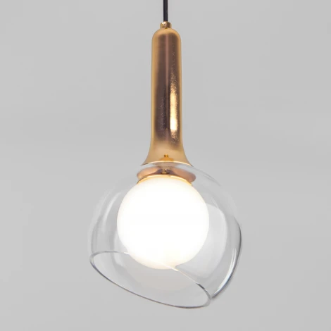 Подвесной светильник Eurosvet Fantasy 50188/1 золото (220V, на проводе, шар)