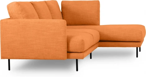 Диван Ricadi угловой ОГОГО (арт.727515), (Ткань,Рогожка/Оранжевый)