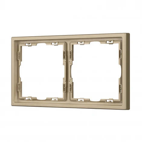 Рамка пластиковая FRM-NOBE-SFPL-2-GD (Arlight) 054217