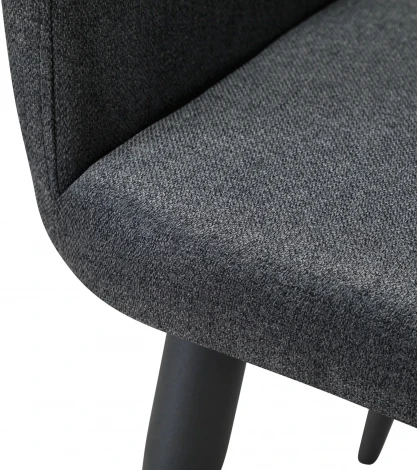 Кресло R-Home Oscar тёмно-серый/черный