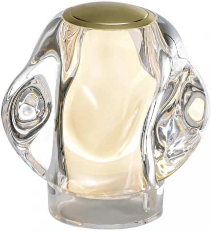 Настольная лампа Odeon Light Jemstone 5085/2TL золото/прозрачный/металл/акрил 4000K 120Лм LED 2W (регулировка яркости, 220V, диммер, сенсорный выключатель)