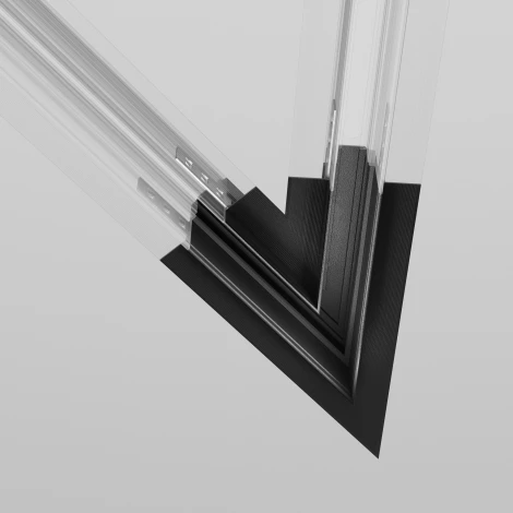 Угол-соединитель 45° Exility встраиваемый черный (магнитный) Maytoni Technical TRA034CLS-42B