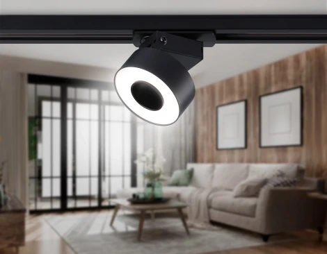 Трековый однофазный светодиодный светильник Ambrella Track System GL6863 (220V, кольцо)