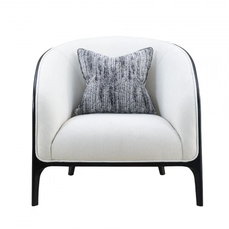 Кресло IST-CASA Элеонор NH1826, 88х86х83, молочный