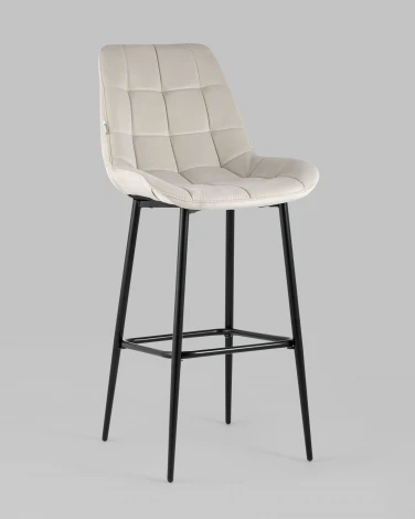 Стул барный Stool Group Флекс велюр бежевый УТ000025266