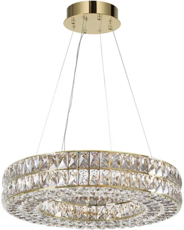 Подвесная люстра Odeon Light Panta 4926/52L золото/металл/хрусталь LED 52W 4000K 2971Лм