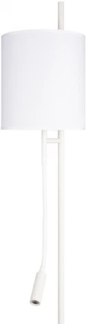 Торшер для чтения Loft It Ritz 10253F/B White (220V, выключатель, круглые)