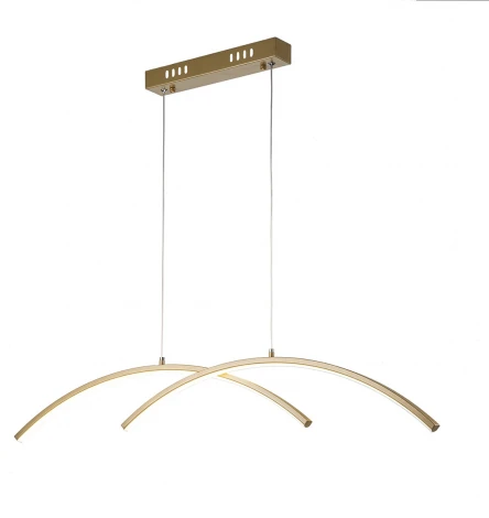 Подвесной светодиодный светильник Escada Skyline 10212/S LED Gold 36Вт, металл/силикон, золото