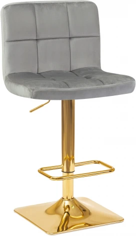Стул барный GOLDIE (серый велюр (MJ9-75))