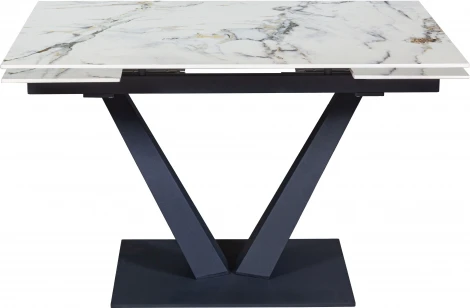 Стол раскладной Top Concept Малибу (120+30+30), керамика глянцевая Ice Jade