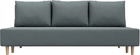 Диван прямой Лига-033 (Серый/Рогожка) Лига Диванов арт.124197