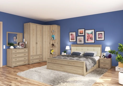 Комод классический Ливорно ЛК-20, Дуб сонома ТЭКС 00-00012522