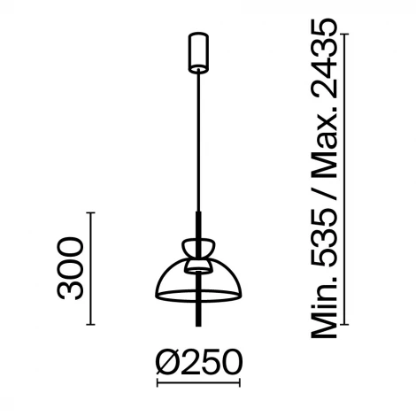 Подвесной светильник Maytoni Bangkok MOD185PL-L6B3K5 (LED, 220V, на проводе)