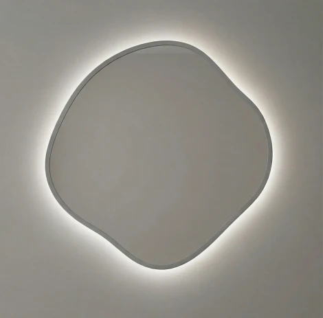 Organic M LED Silver Зеркало в раме с подсветкой Art-Zerkalo SM127LSL 13944