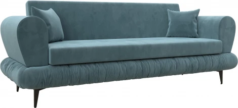 Диван-книжка Лига-045 (Бирюзовый/Велюр) Лига Диванов арт.122325