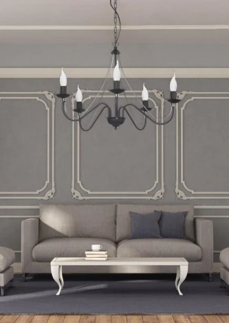 Подвесная люстра Lampex Monic 519/5 CZA