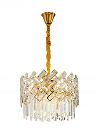 Подвесная люстра Zortes Dia ZRS.01277.06 (220V, хрусталь, на цепи, круглые, IP21)