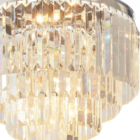 Подвесная люстра Divinare Nova 3001/02 LM-9 (220V, хрусталь, на цепи)