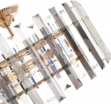 Потолочная люстра хрустальная на штанге Arte Milano Sorrento-1409 371409/6/100/470 GD (220V)