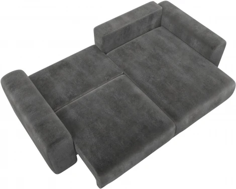 Диван угловой Лига-056 НПБ угол универсальный Лига Диванов (Велюр) арт.129152