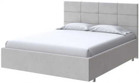 PROxSON Кровать Neo (Ткань: Велюр Ultra Серый камень) 90x190