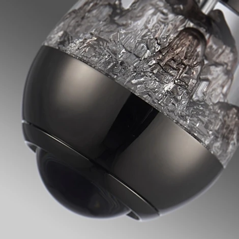 Подвесной светильник iLedex Rocks 8278P-1 PBK PEARL BLACK (220V, на проводе)