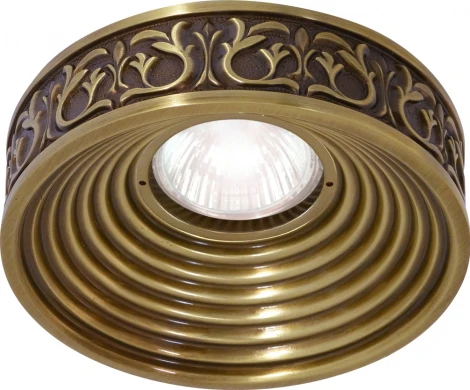 Встраиваемый точечный светильник Fede Emporio III Deco FD1055RPB
