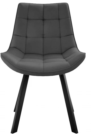 Стул DikLine 263 поворотный, B28 ANTRACITE, ножки черные