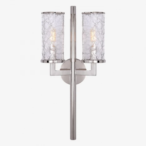 Бра Liaison Double Arm Sconce Хром ImperiumLoft 141645-26 (178115-26) (220V)