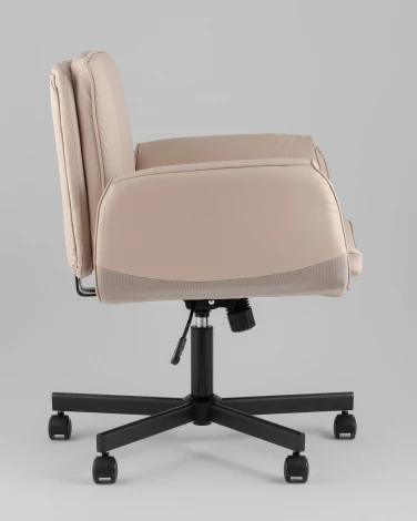 Кресло офисное TopChairs Foldo с откидными подлокотниками бежевое TopChairs УТ000042106