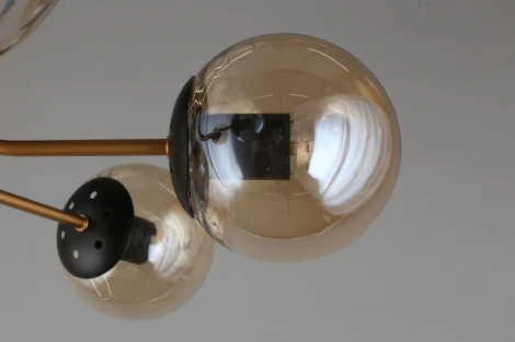 Потолочная люстра на штанге Aployt Ewka APL.906.07.07 (220V, шарики)