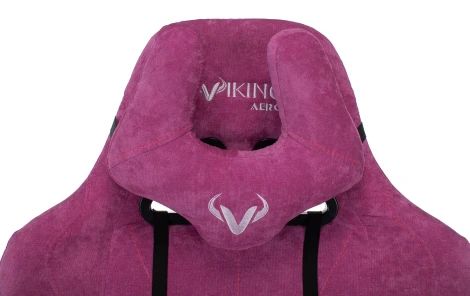 Кресло игровое Zombie VIKING KNIGHT Fabric малиновый Light-15 с подголов. крестовина металл