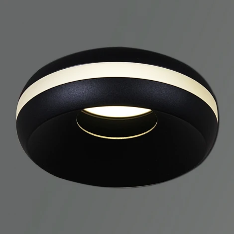 Точечный светильник Reluce 16074-9.5-001QR MR16 BK (220V, круглые)