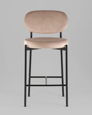 Стул полубарный Бриф VD велюр бежевый Stool Group УТ000042501