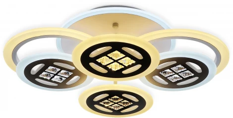 Потолочная люстра Ambrella Acrylica FA2951 (регулировка яркости, LED, 220V, пульт управления, кольцо)