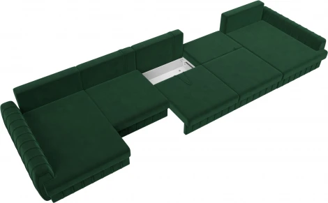 Диван П-образный Лига-057 НПБ МегаЛонг Лига Диванов (Велюр) арт.129357