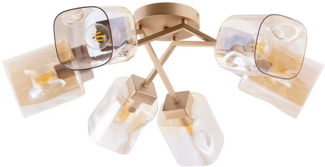 Потолочная люстра Arte Lamp Amfora A2318PL-6SG
