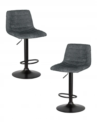 Набор 2 шт стул барный DOBRIN TRAVIS (серый (VIVALDI15))