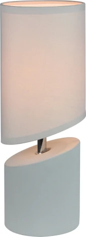 Настольная лампа Escada Waimea 10158/T Grey 1x40Вт E14, бетон/ткань, серый/серый (220V, круглые)