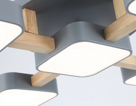 Потолочная люстра светодиодная на штанге с регулировкой цветовой температуры Ambrella COMFORT FL4882 (220V)