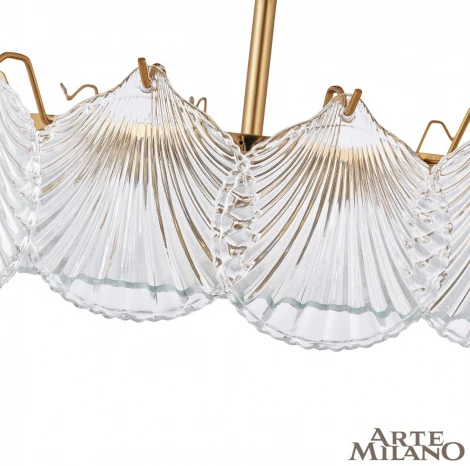 Потолочная люстра на штанге Arte Milano Rim 312009/D400 BS (220V, круглые, ракушка)