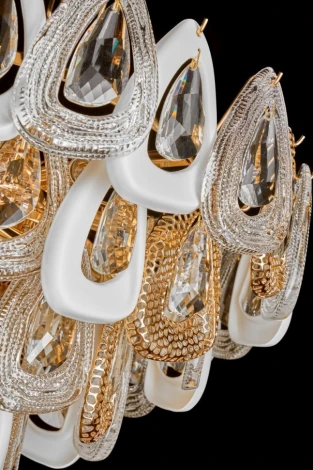 Подвесная люстра артишок Fluorite Finezza FL1092-13P (220V, на цепи)